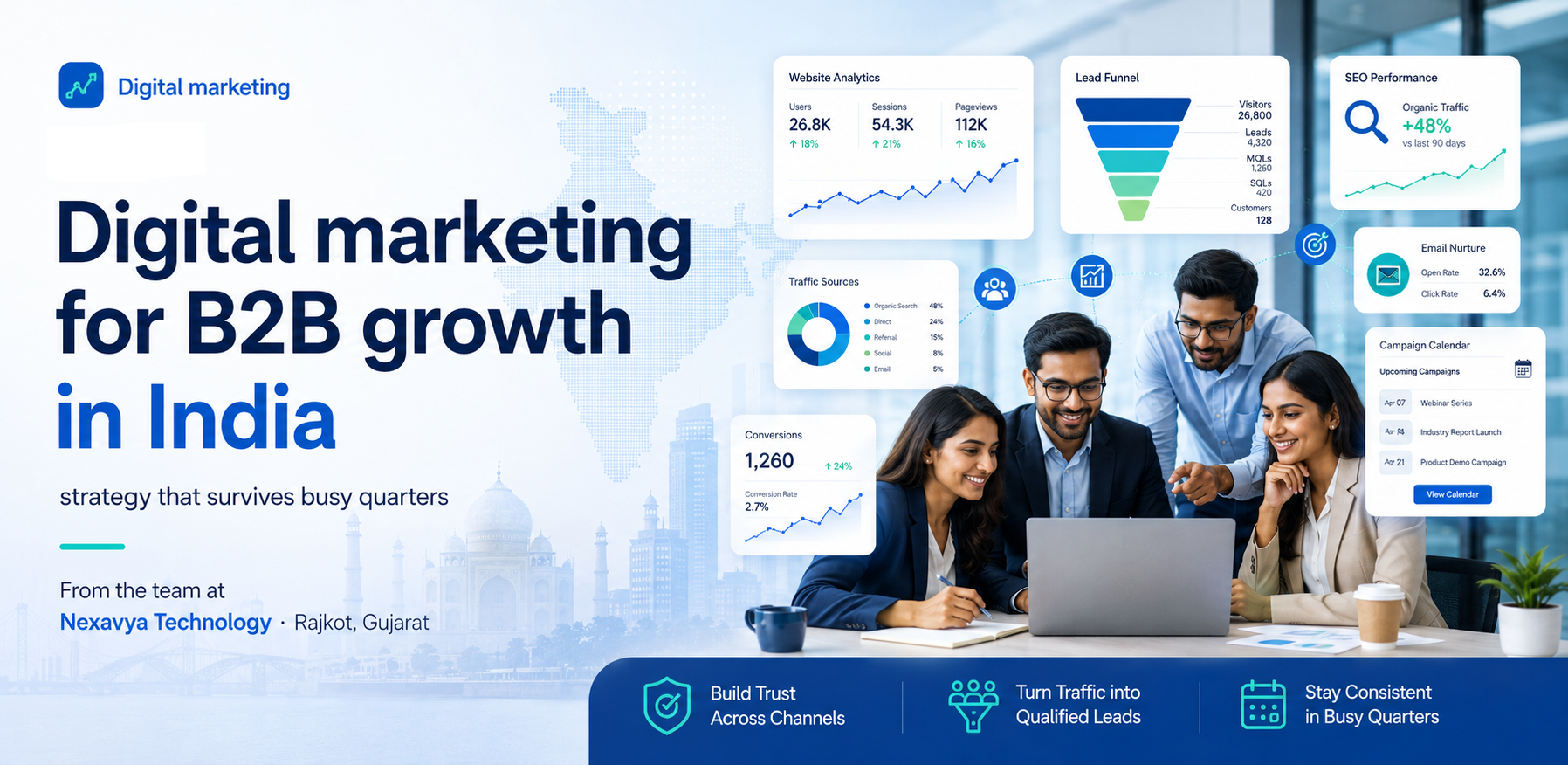 B2B digital marketing strategy for growth in India